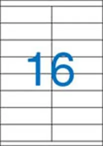 Etikett, ILC, 105 x 35 mm, zweireihig, 1600 Stück/Pack, VICTORIA